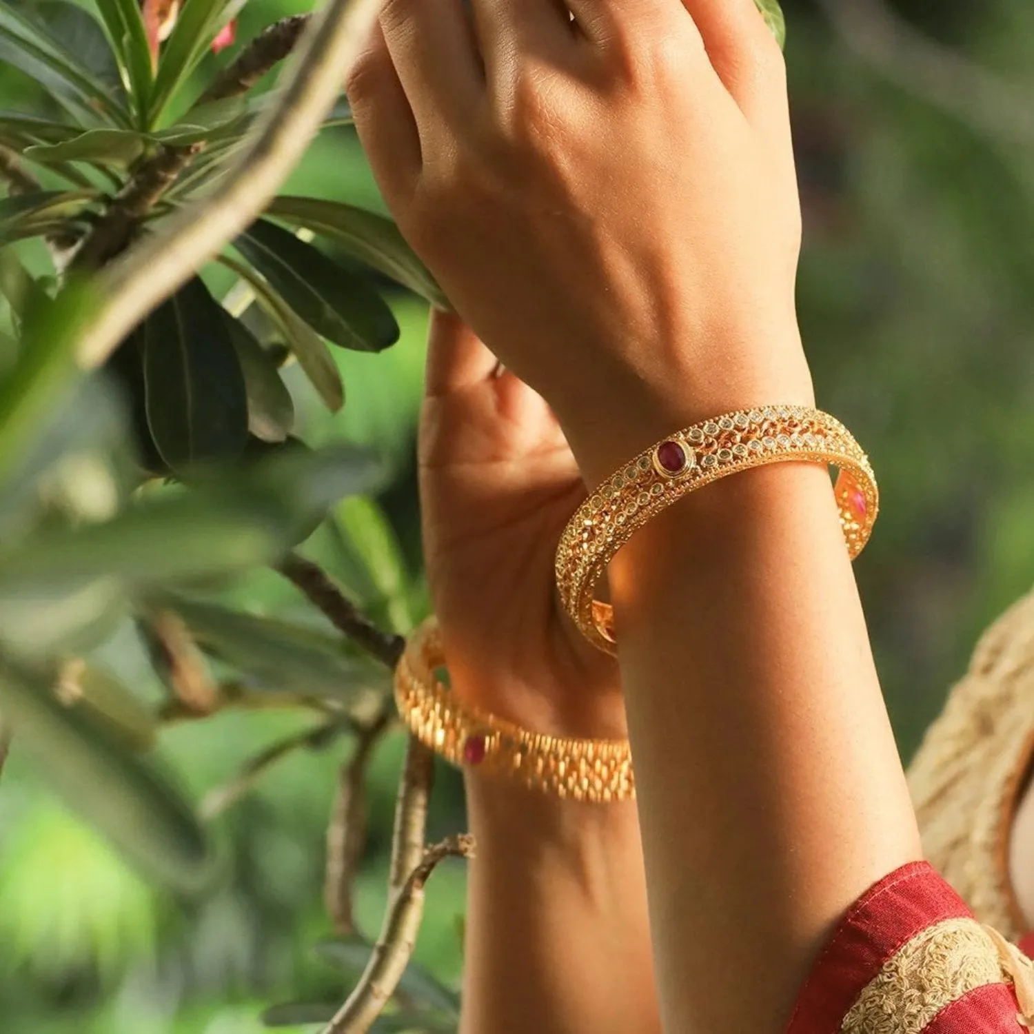Adonia Nakshatra CZ Bangles