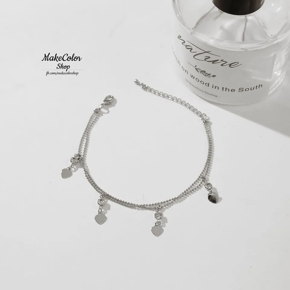 ATMfashions luxury silver charm signal braclet for women atm11