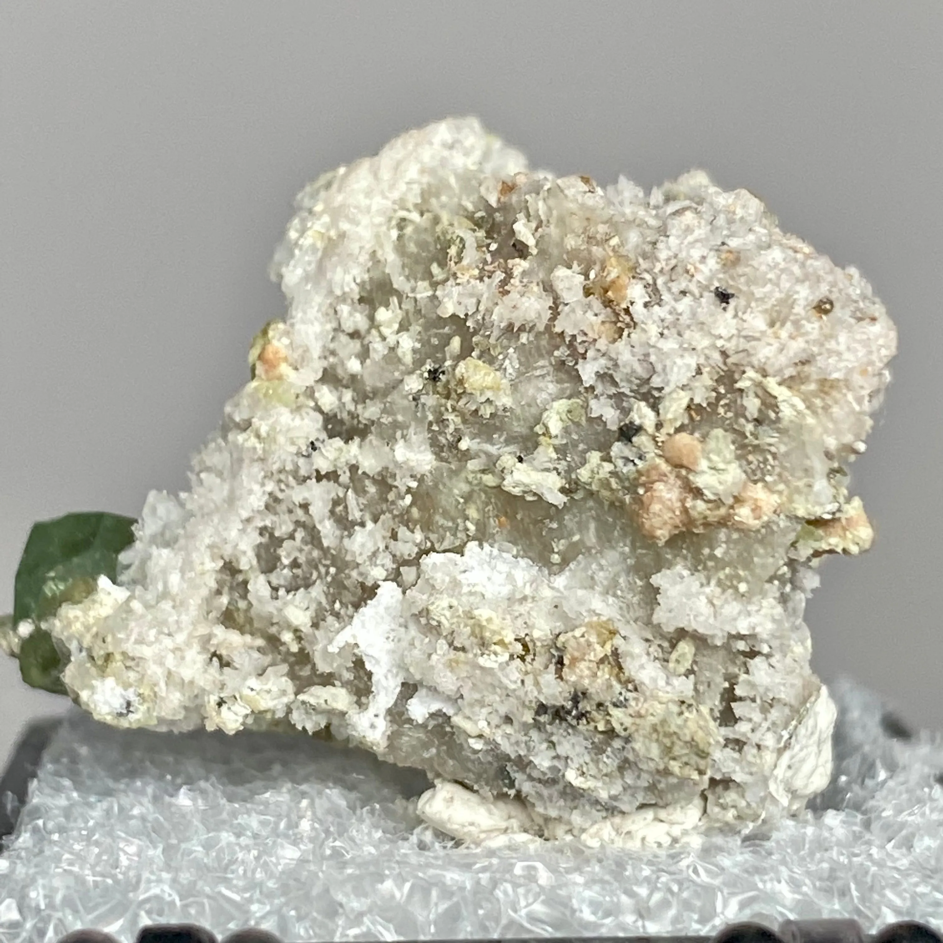 Beautiful Demantoid Garnet with Feldspar from Tubussis, Namibia