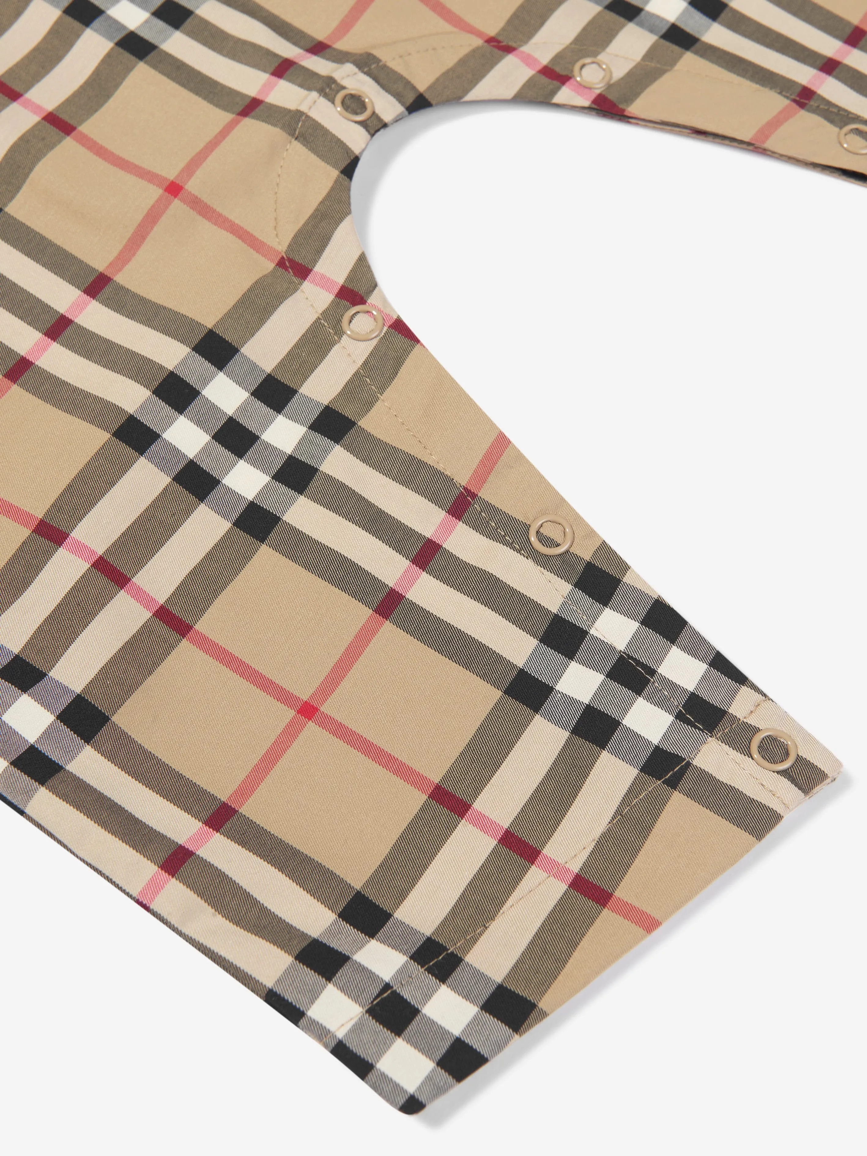 Burberry Baby Octavian Romper in Archive Beige Check