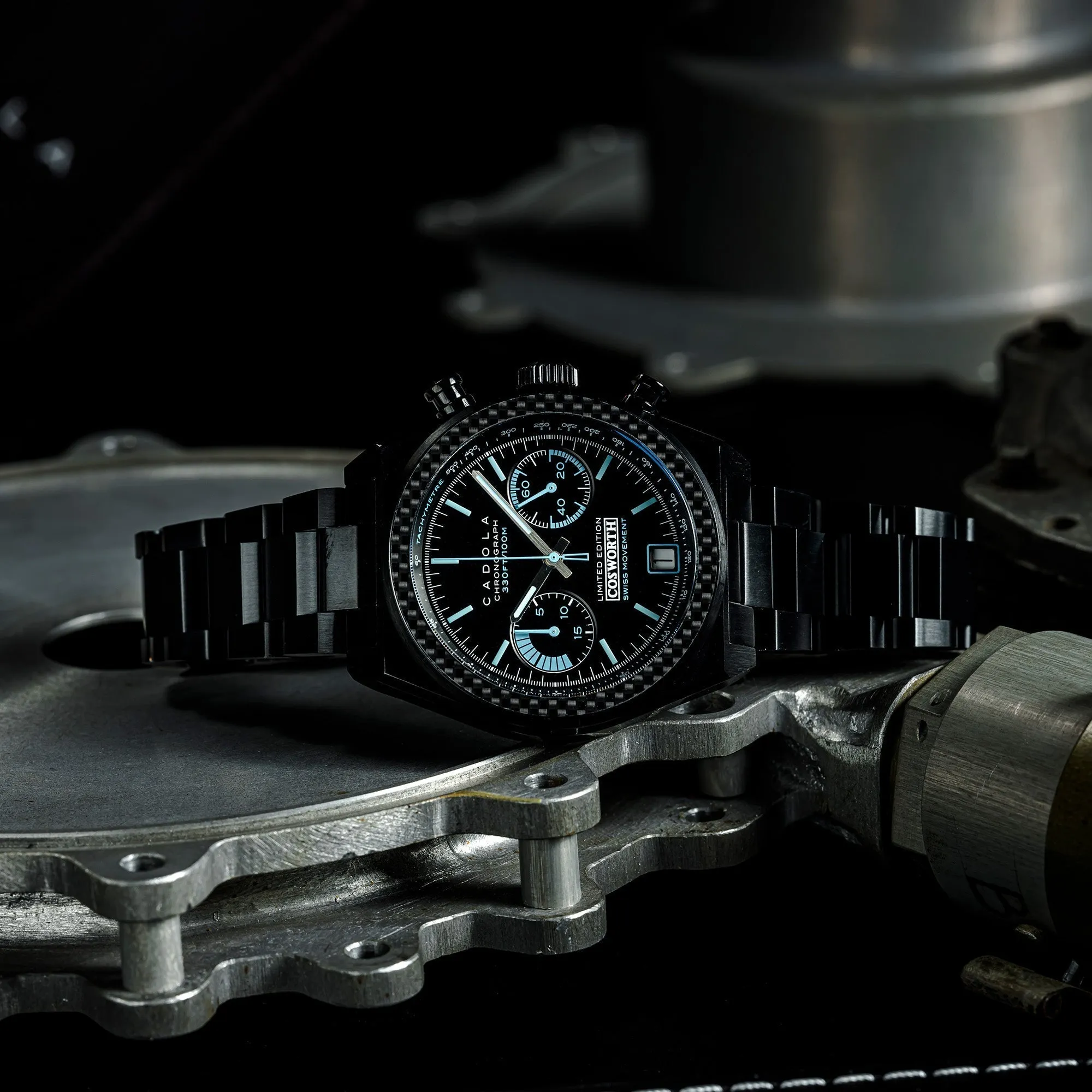 Cadola Cosworth Costin Swiss Chronograph Limited Edition All Black