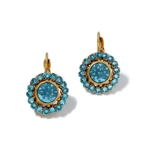 Candela Aqua Blue Drop Earrings
