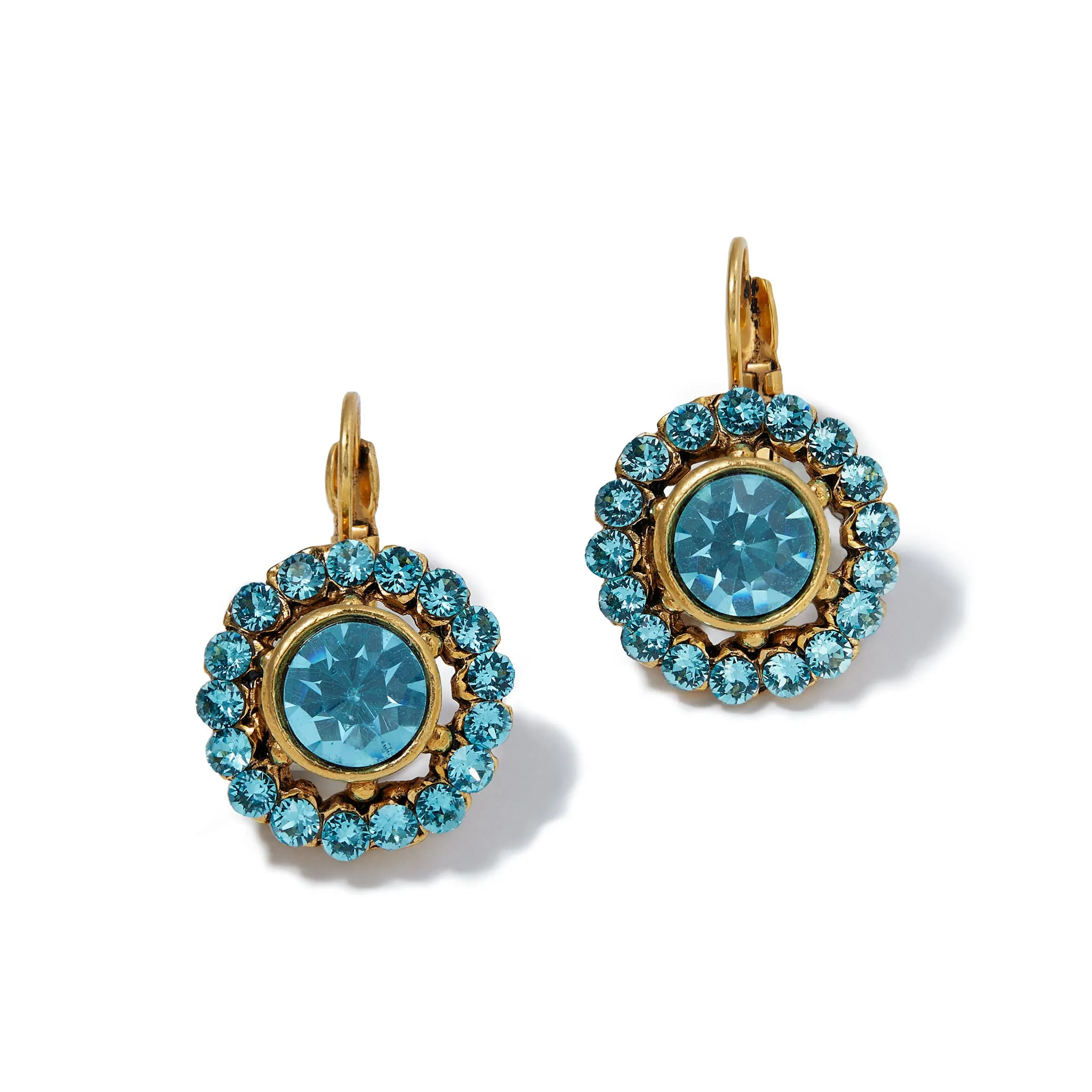 Candela Aqua Blue Drop Earrings
