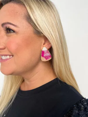 Candy Corn Stud Earrings