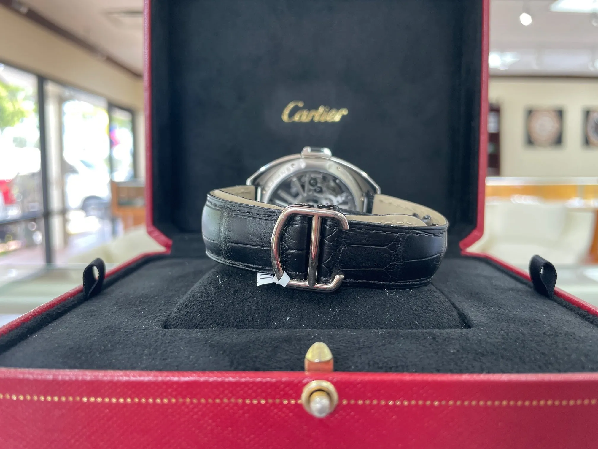 Cartier Clé De Skeleton WHCL0008  41mm Platinum Skeleton Preowned