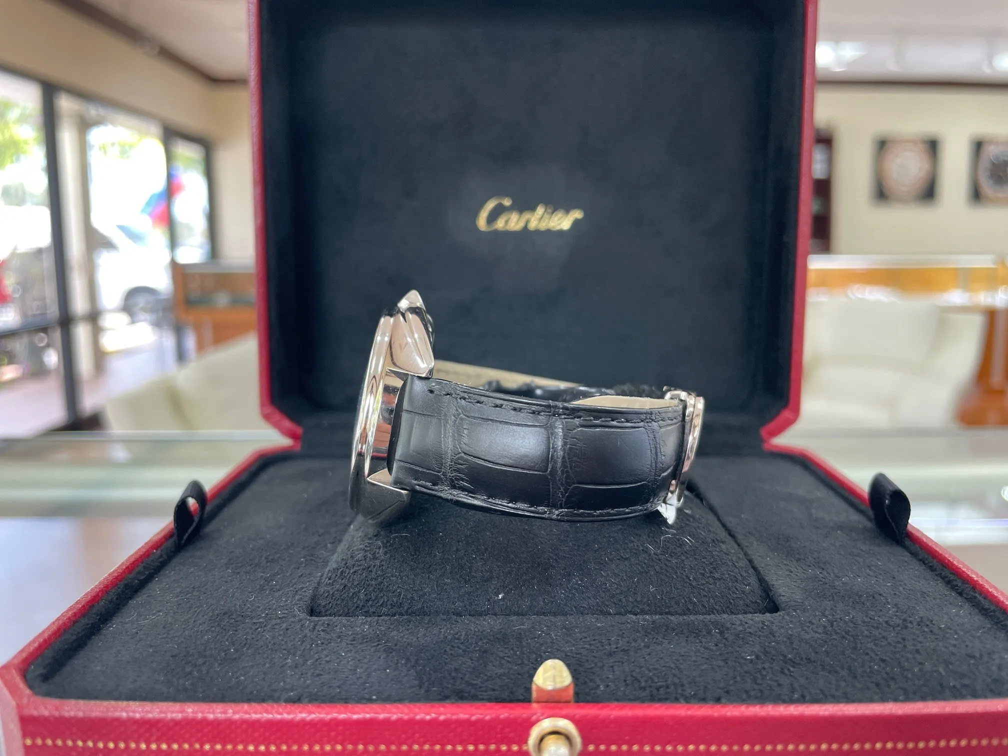 Cartier Clé De Skeleton WHCL0008  41mm Platinum Skeleton Preowned