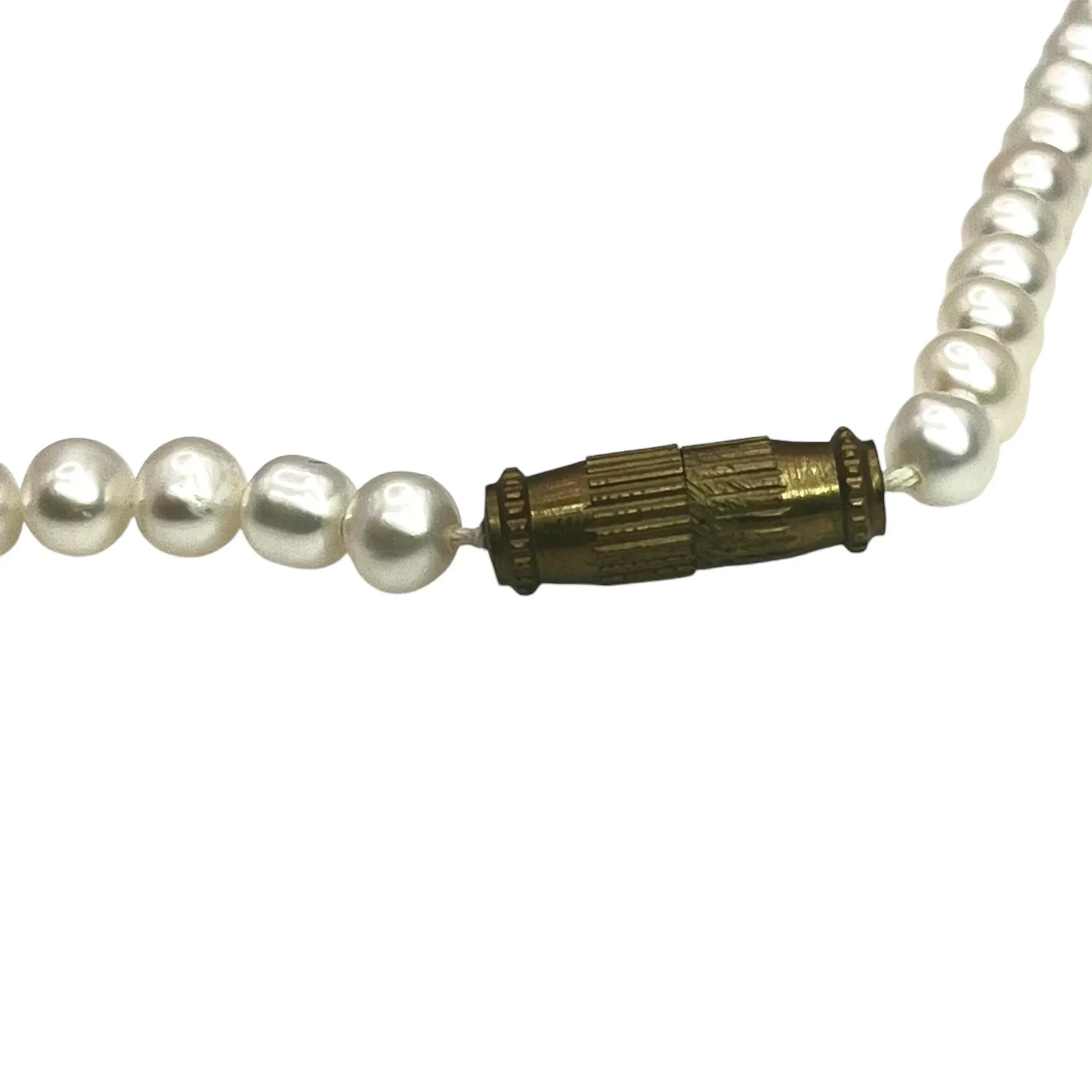 Classic Round Pearl Choker Necklace White Cream Feminine Coquette Girl Bridal