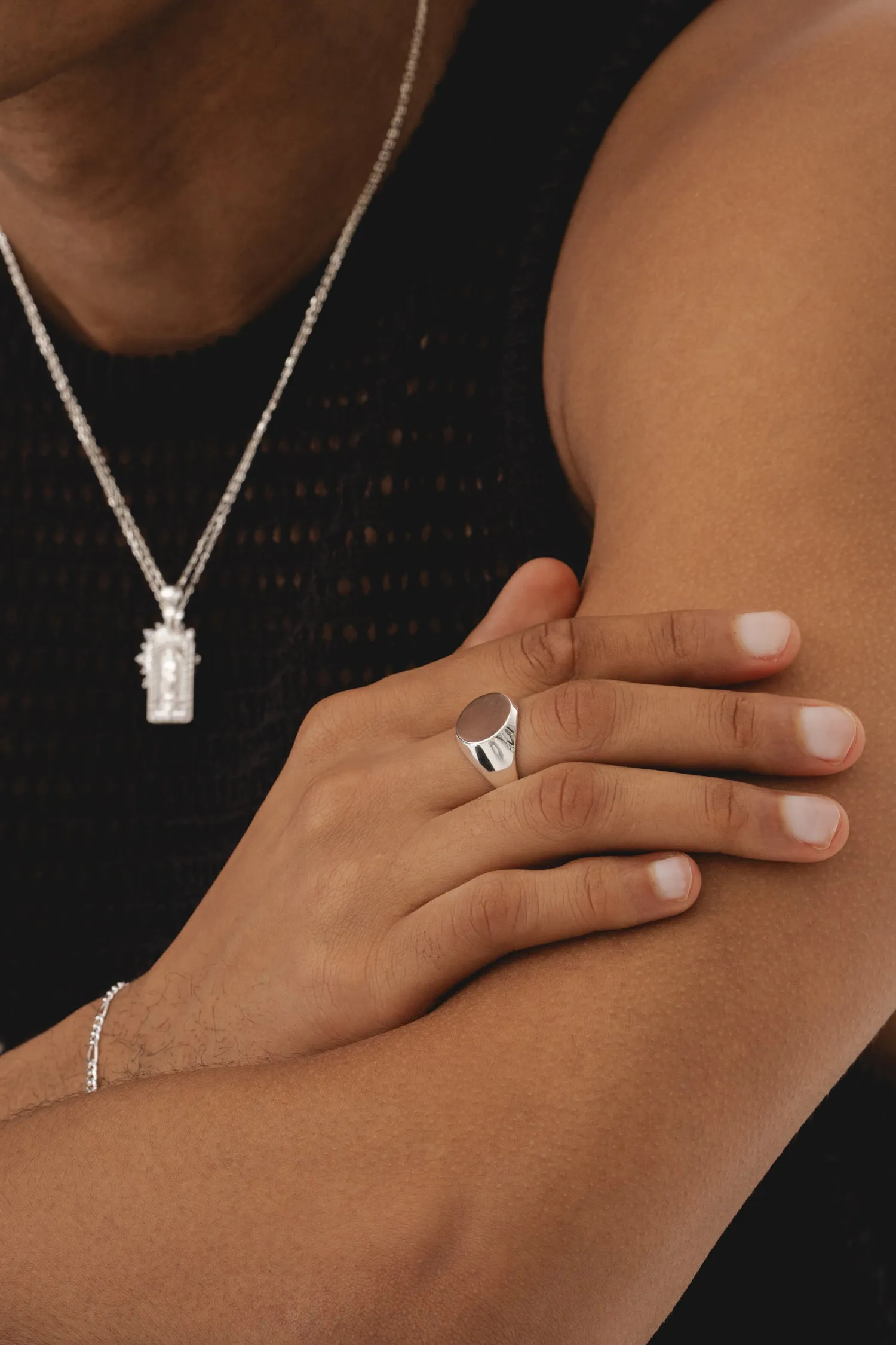 Classic Round Signet - Silver
