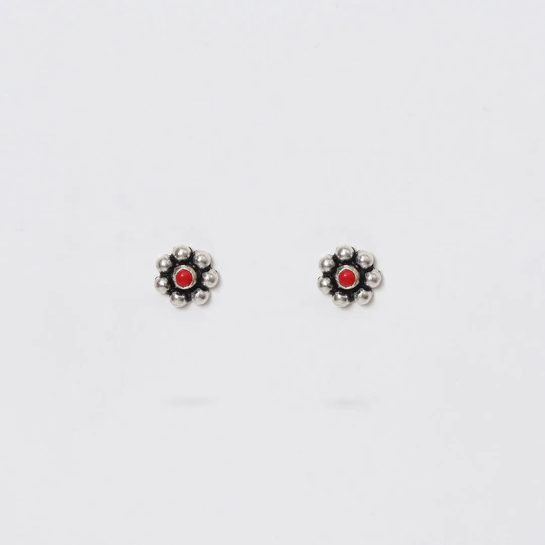 Coral Kudi Studs