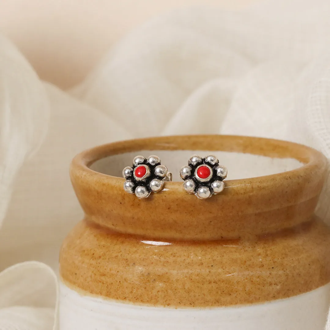 Coral Kudi Studs