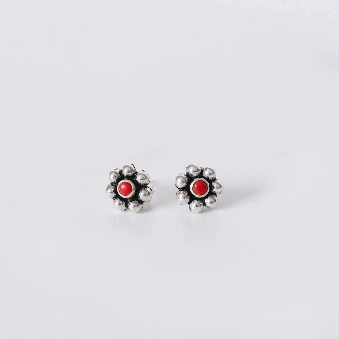 Coral Kudi Studs