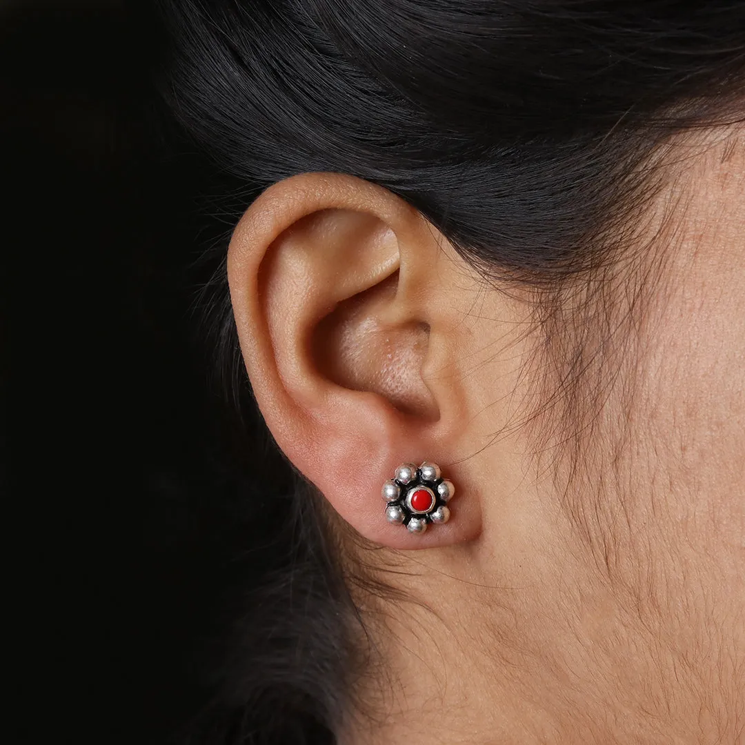 Coral Kudi Studs