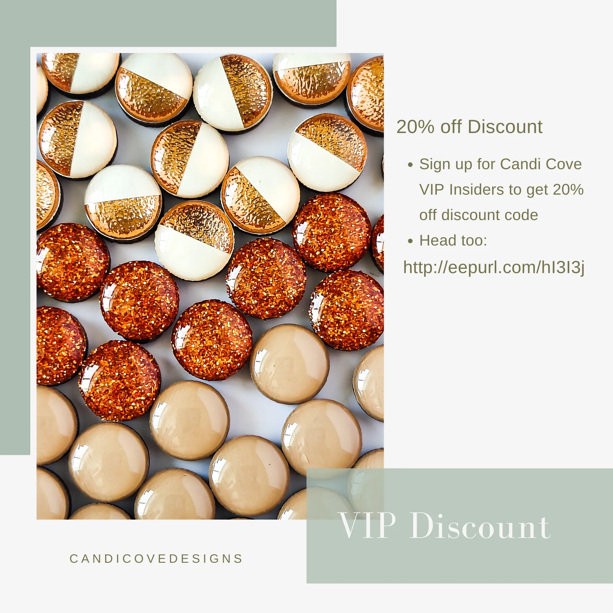 Coral Stud Earrings by Candi Cove Designs