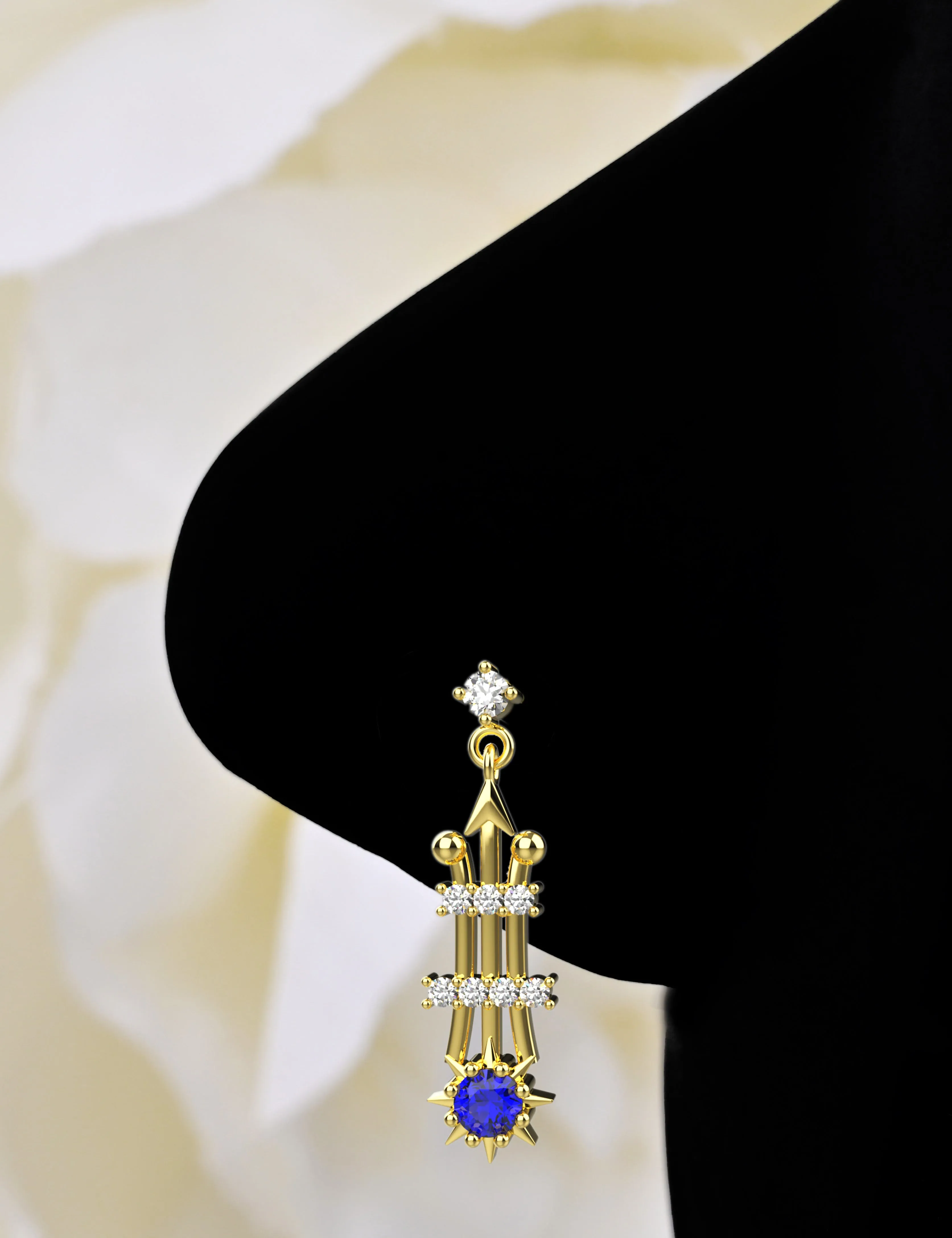 Dangle Nose Ring Indian – Gold Nose Stud for Women
