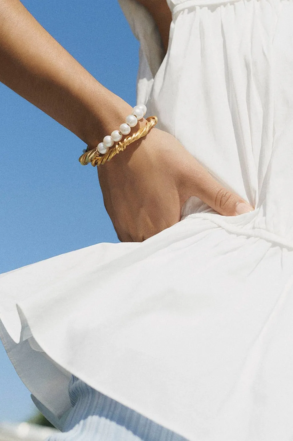Deep State - Gold Plated Cuff
