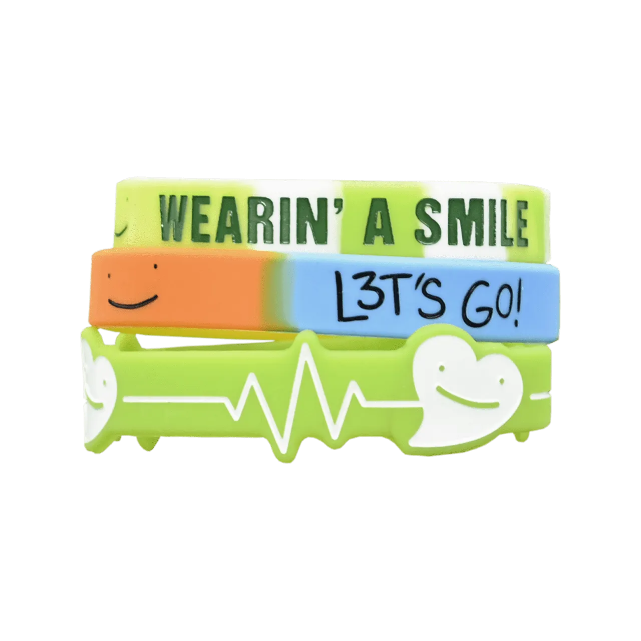 Dream Lets Go Wristbands 3-pack