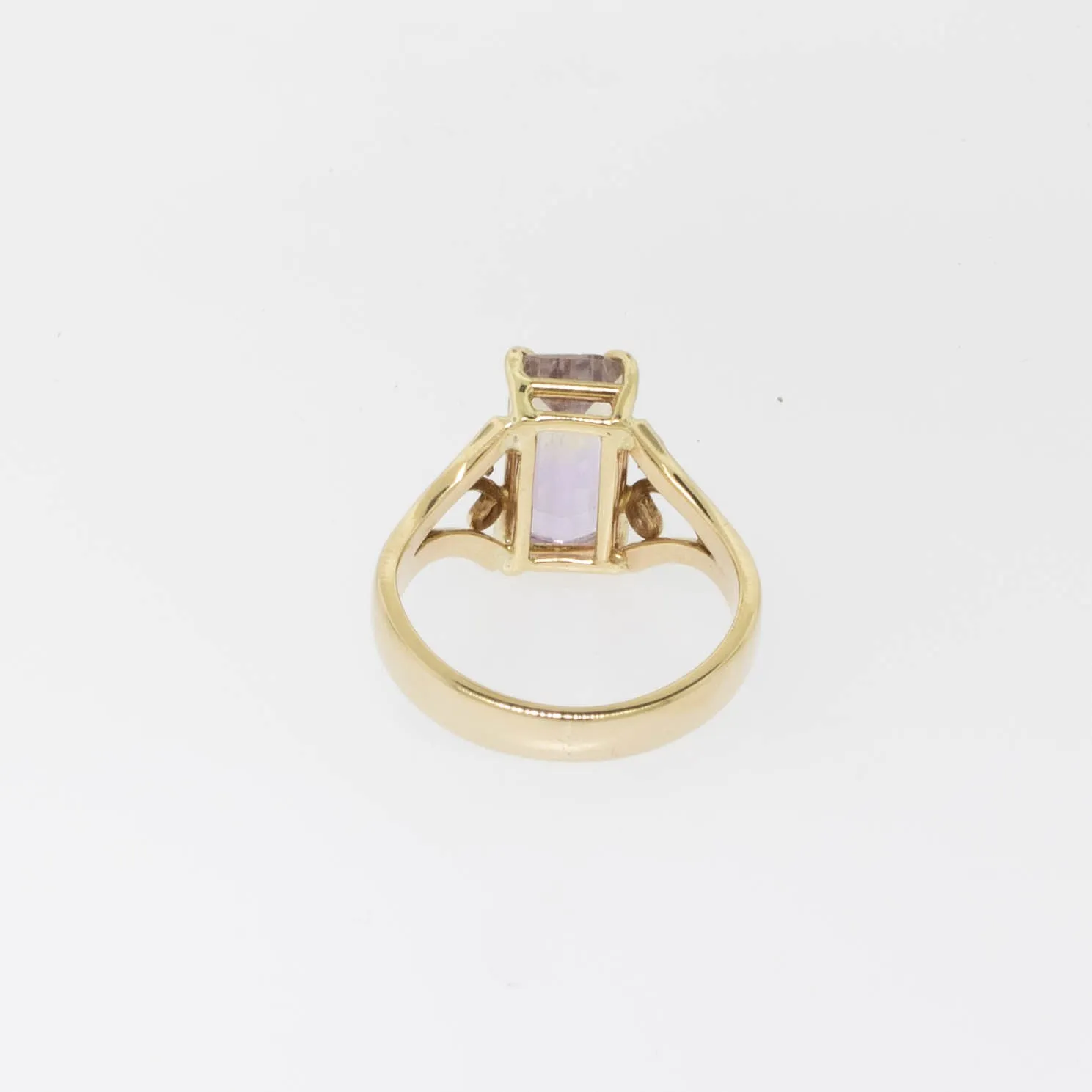 Elegant Estate Jewelry - 14K Yellow Gold Ametrine Gemstone Ring Finger Size 7
