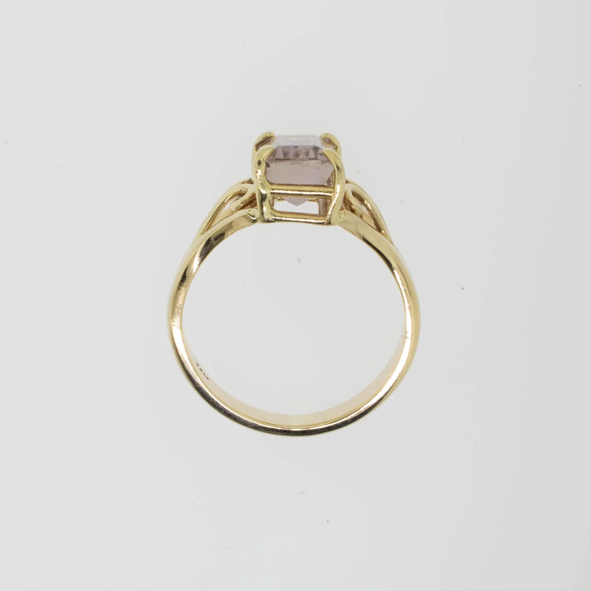 Elegant Estate Jewelry - 14K Yellow Gold Ametrine Gemstone Ring Finger Size 7