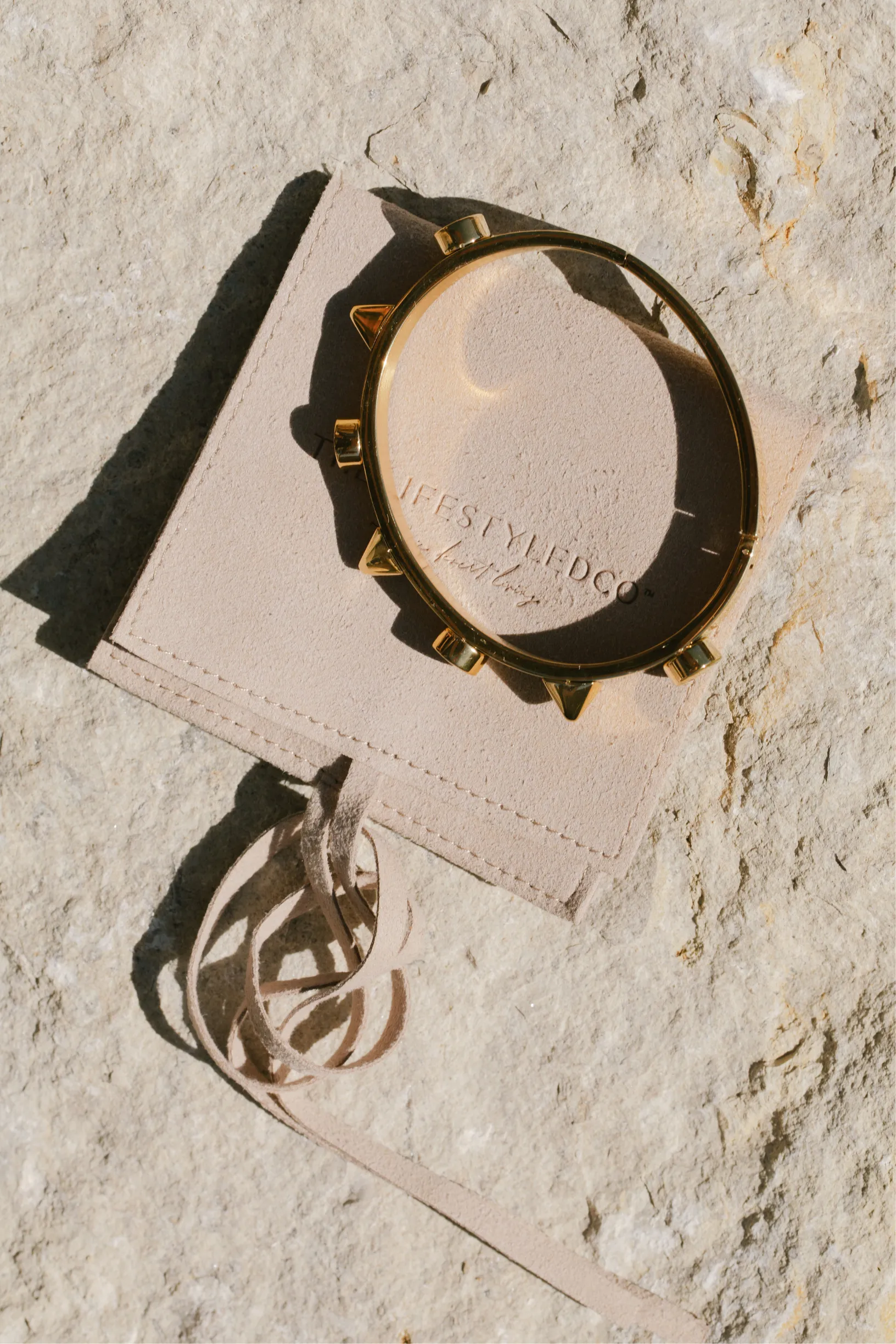 Ember Studded Bracelet - Gold