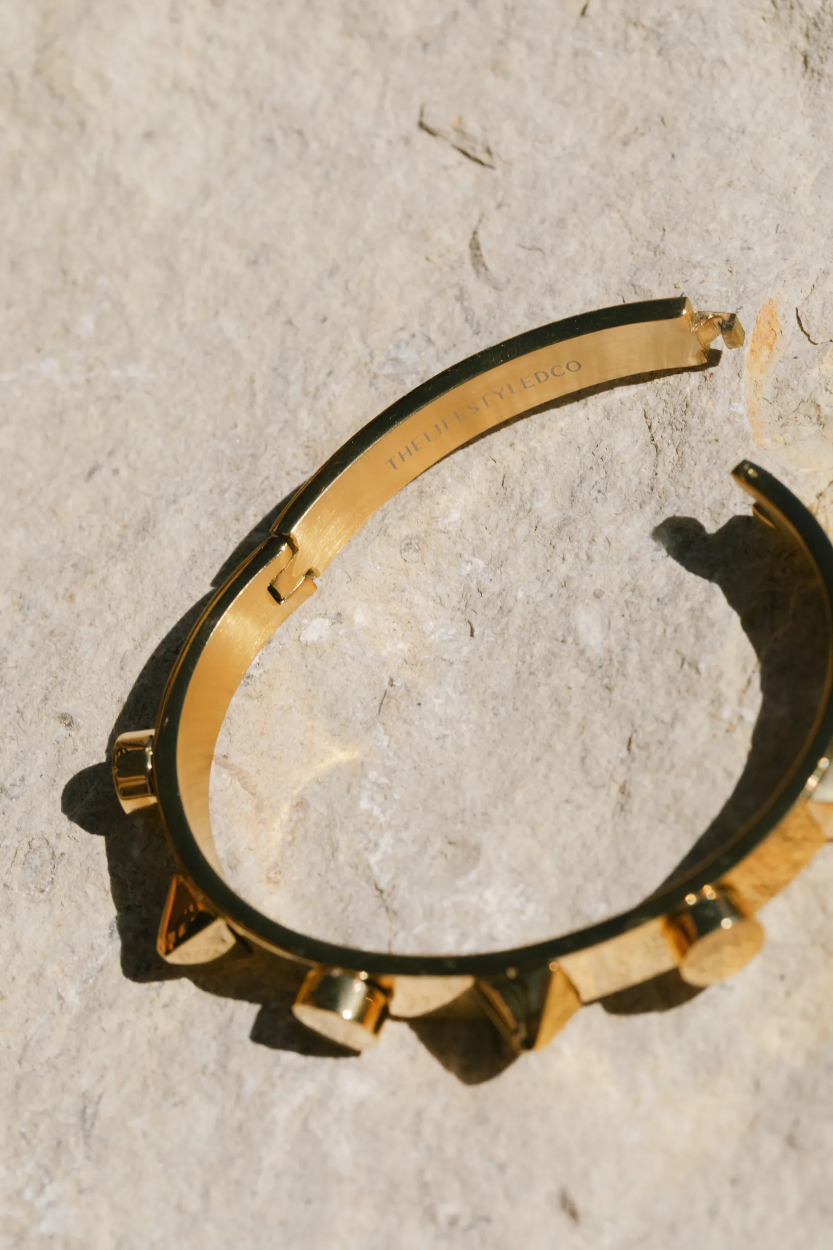 Ember Studded Bracelet - Gold