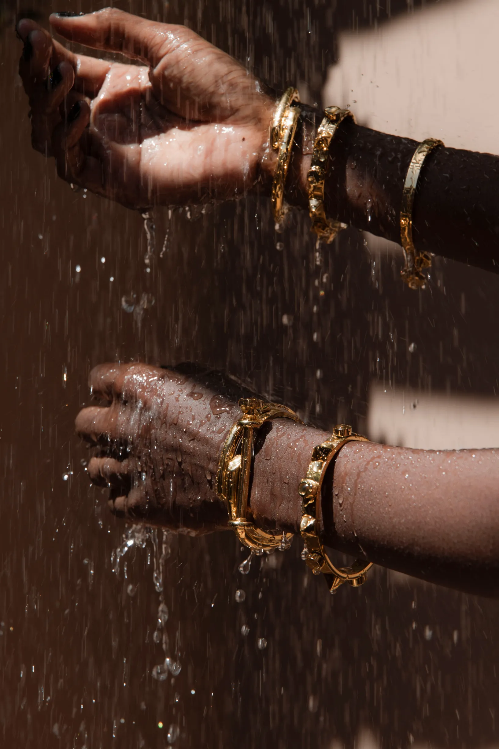 Ember Studded Bracelet - Gold