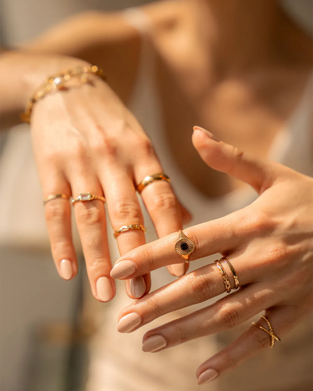 Gold Vermeil Oro Ring