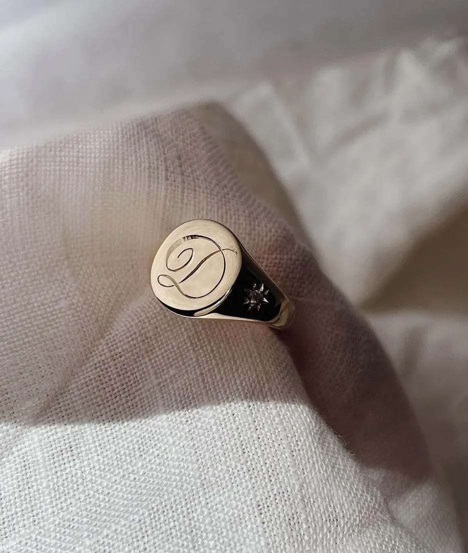Hand Engraved Small Signet