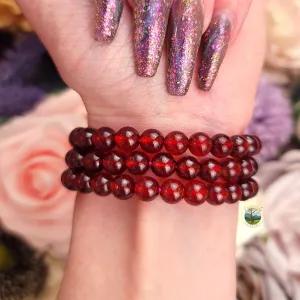 Hessonite Garnet Bracelet (AAA Grade) for Creativity, Intimacy and Manifestation