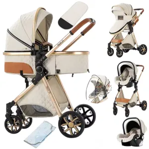 Luxurious 3 In 1 Pushchair Bundle