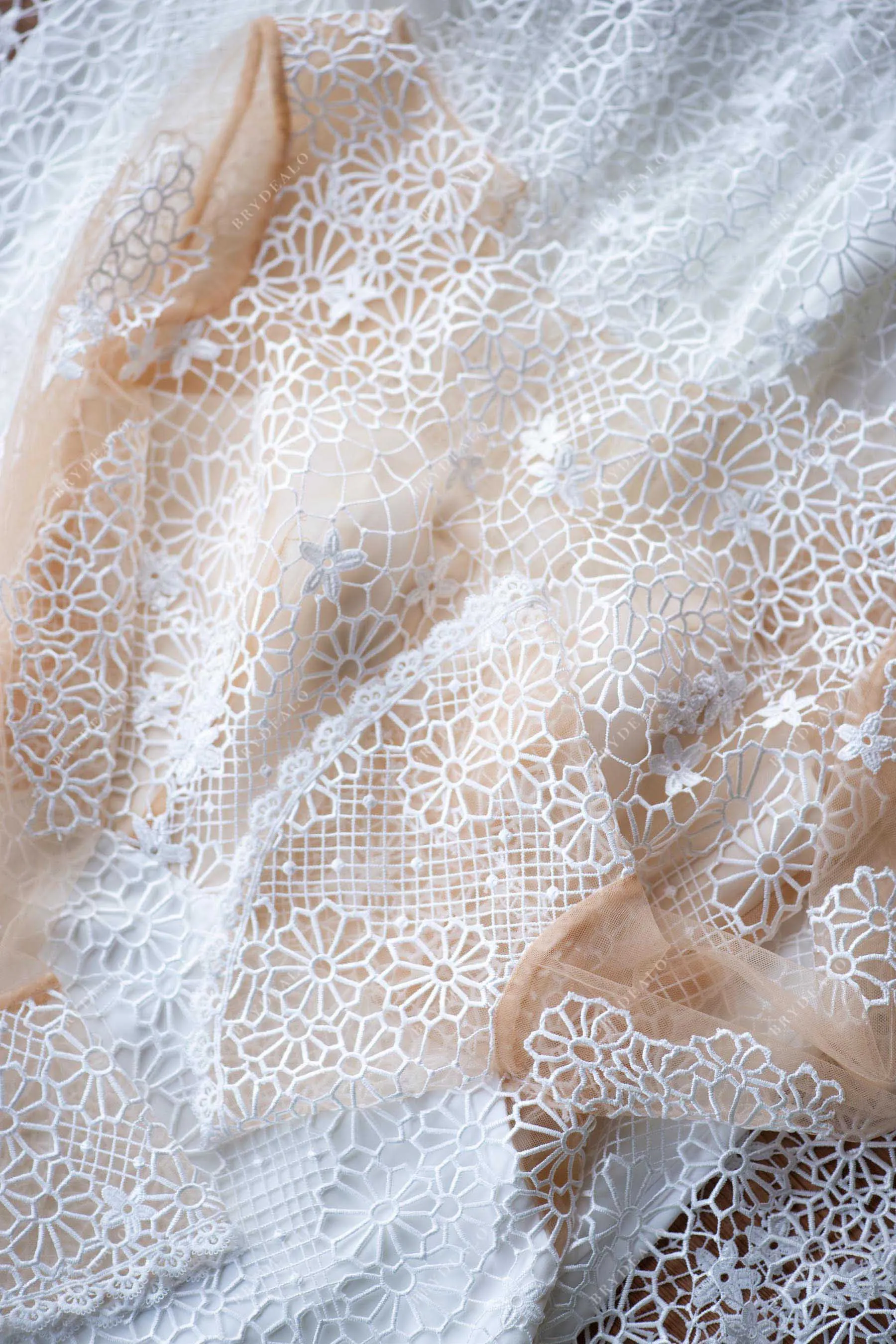 Luxurious Boho Mermaid Wedding Dress with Bell Sleeves