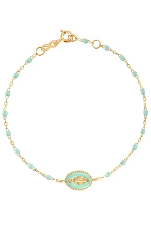 Madone Charm Classic Gigi Bracelet - 6.7in - Jade