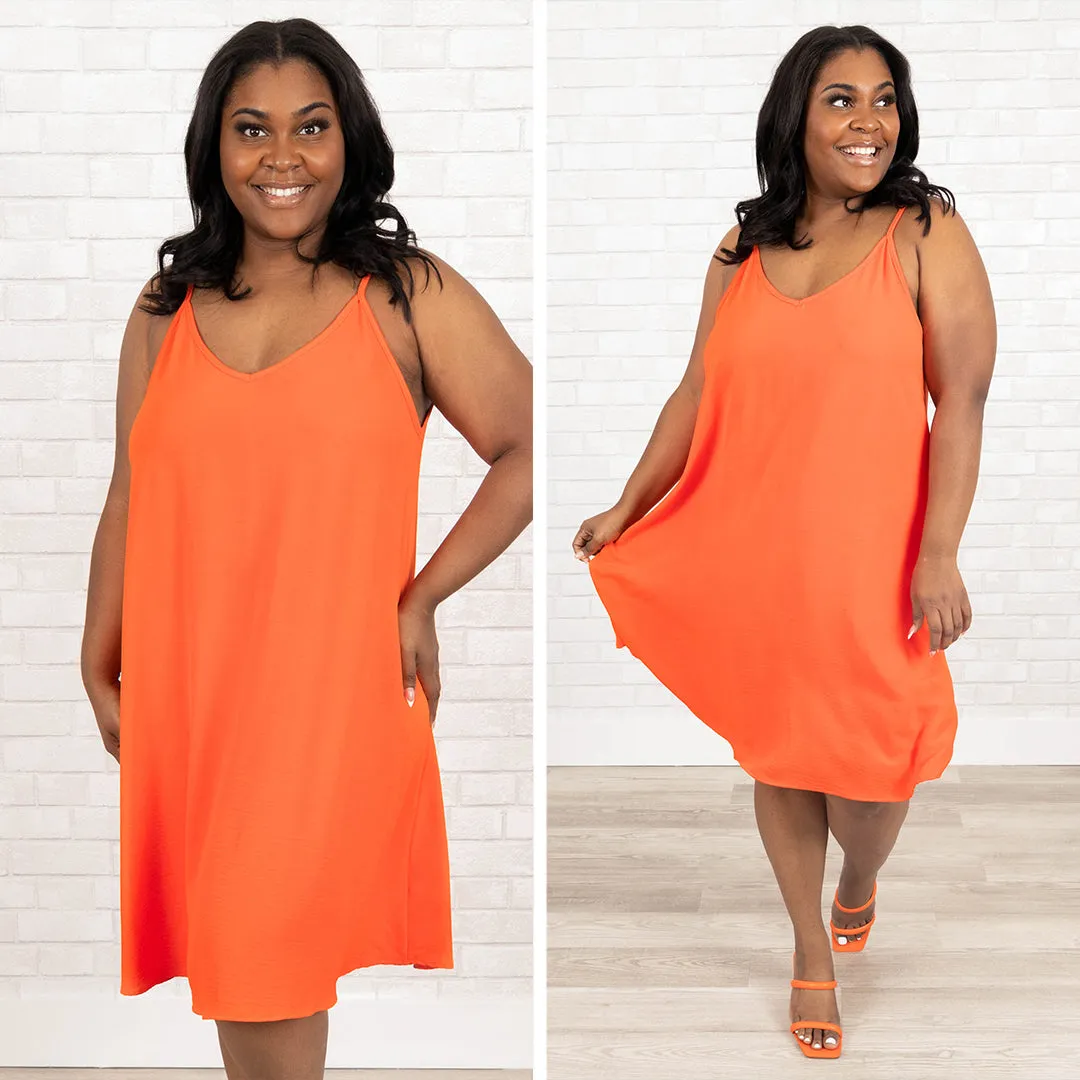 Market Memories Dress, Coral