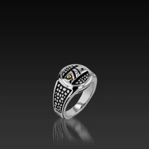 Matrix Round Signet Ring