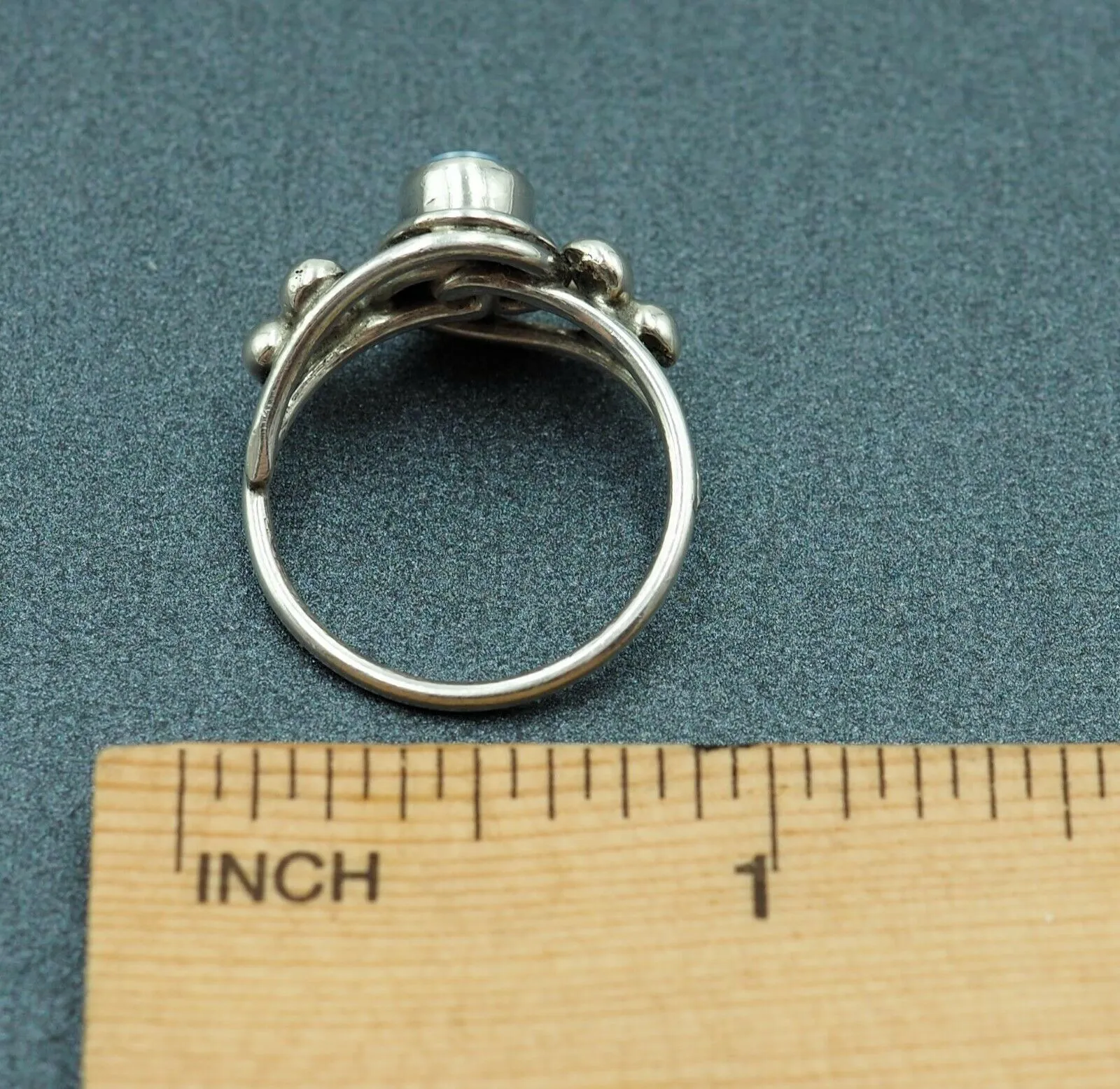 MOONSTONE & Silver Fine Vintage Gemstone Ring