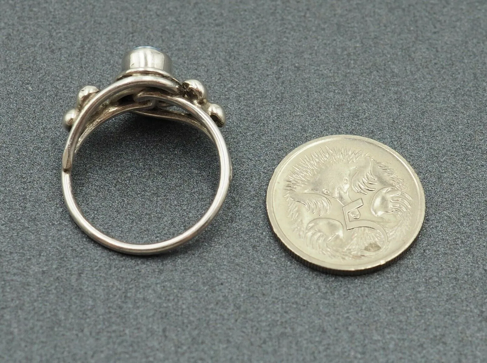 MOONSTONE & Silver Fine Vintage Gemstone Ring