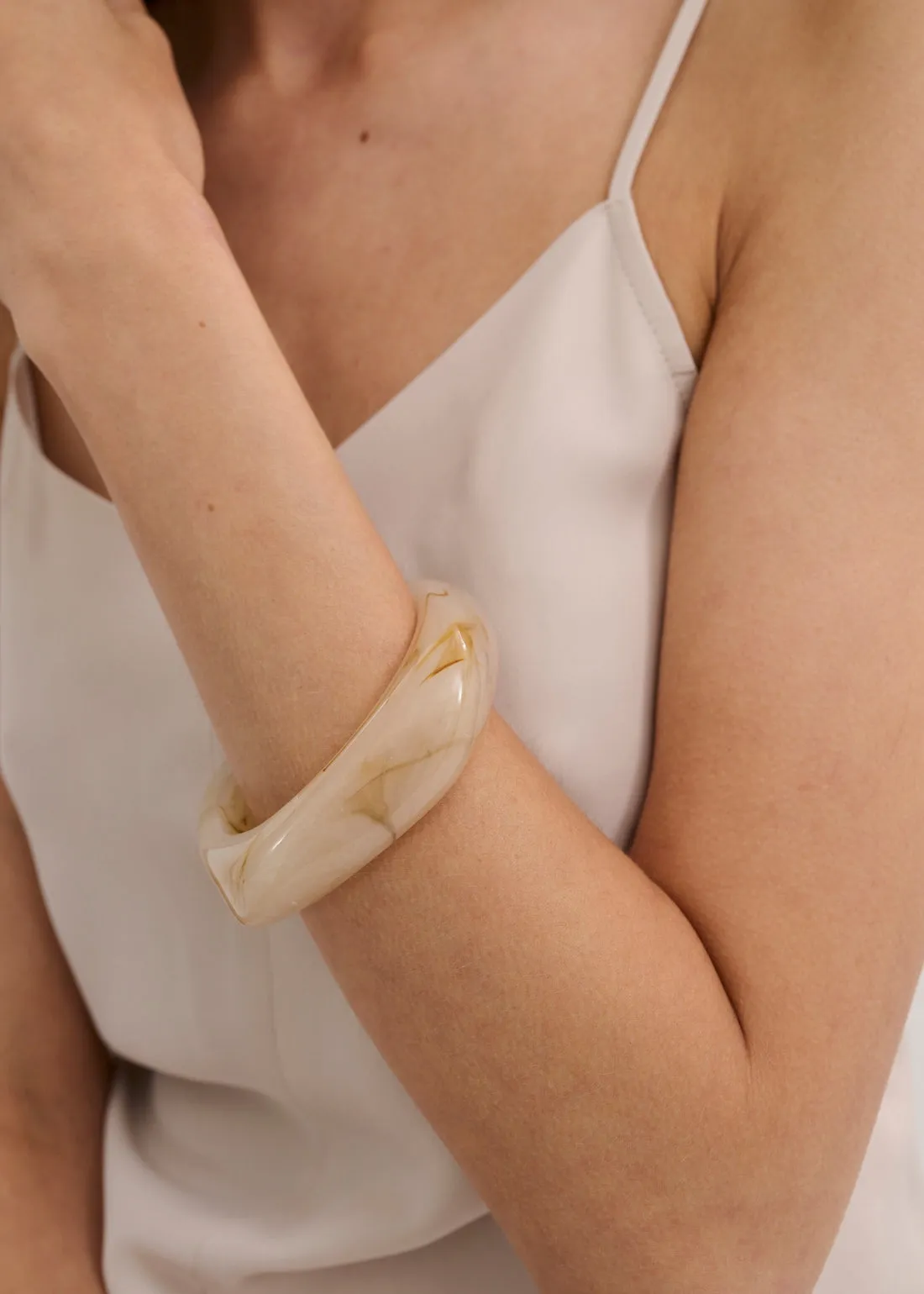 Need It Now Bangle - Cream