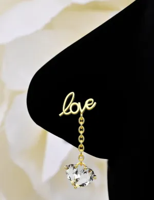 Nose Chain – Love Nose Ring & Elegant Dangle Nose Ring
