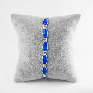 Oval Crushed Opal Bracelet