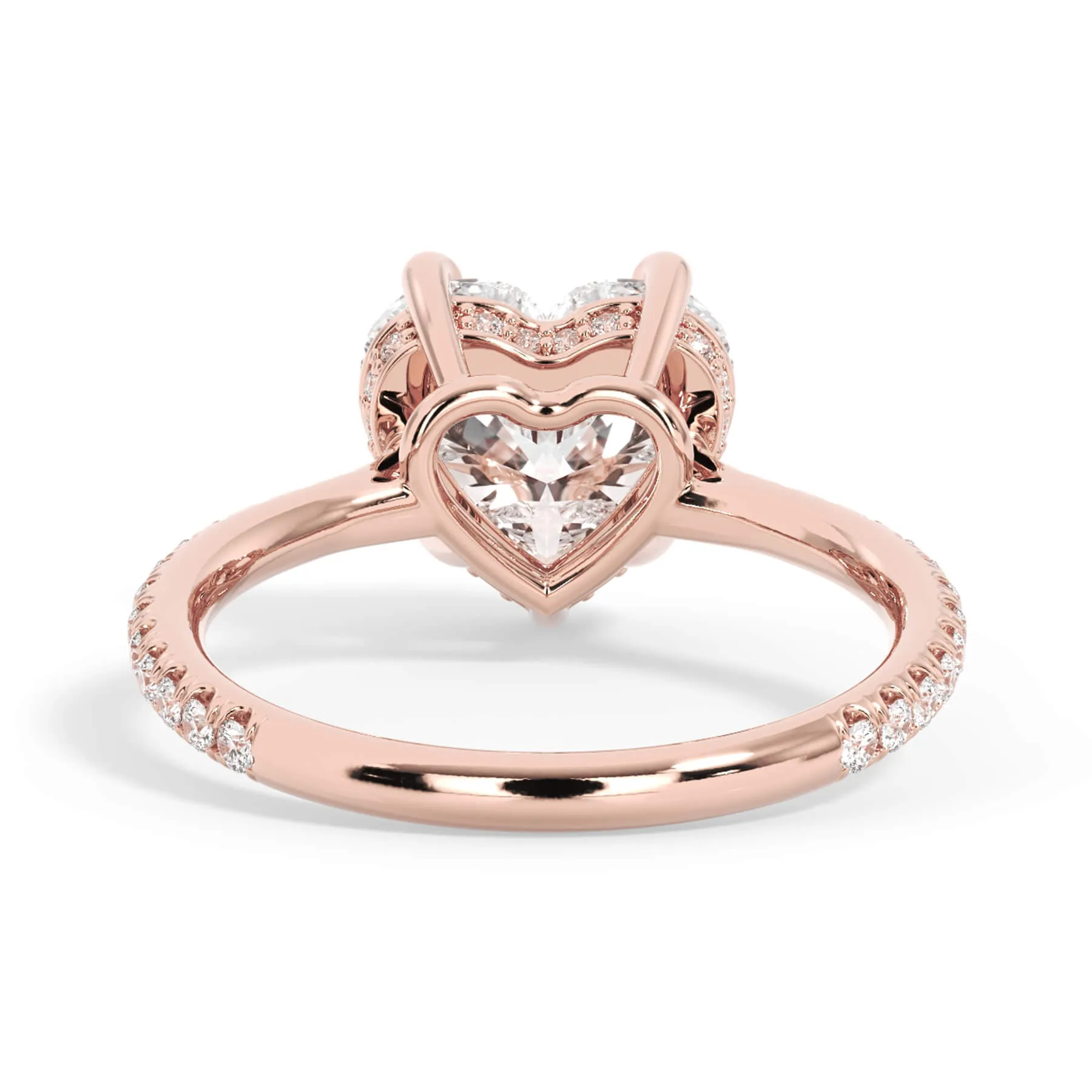 Oval Pave Engagement Ring
