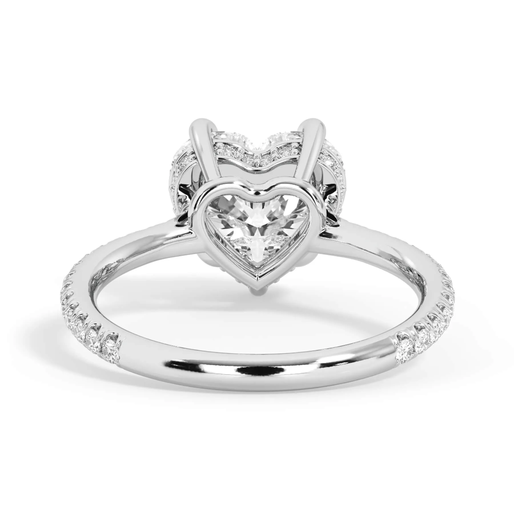 Oval Pave Engagement Ring