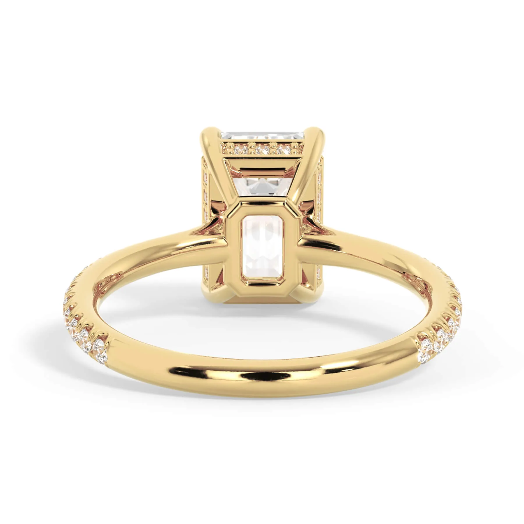 Oval Pave Engagement Ring
