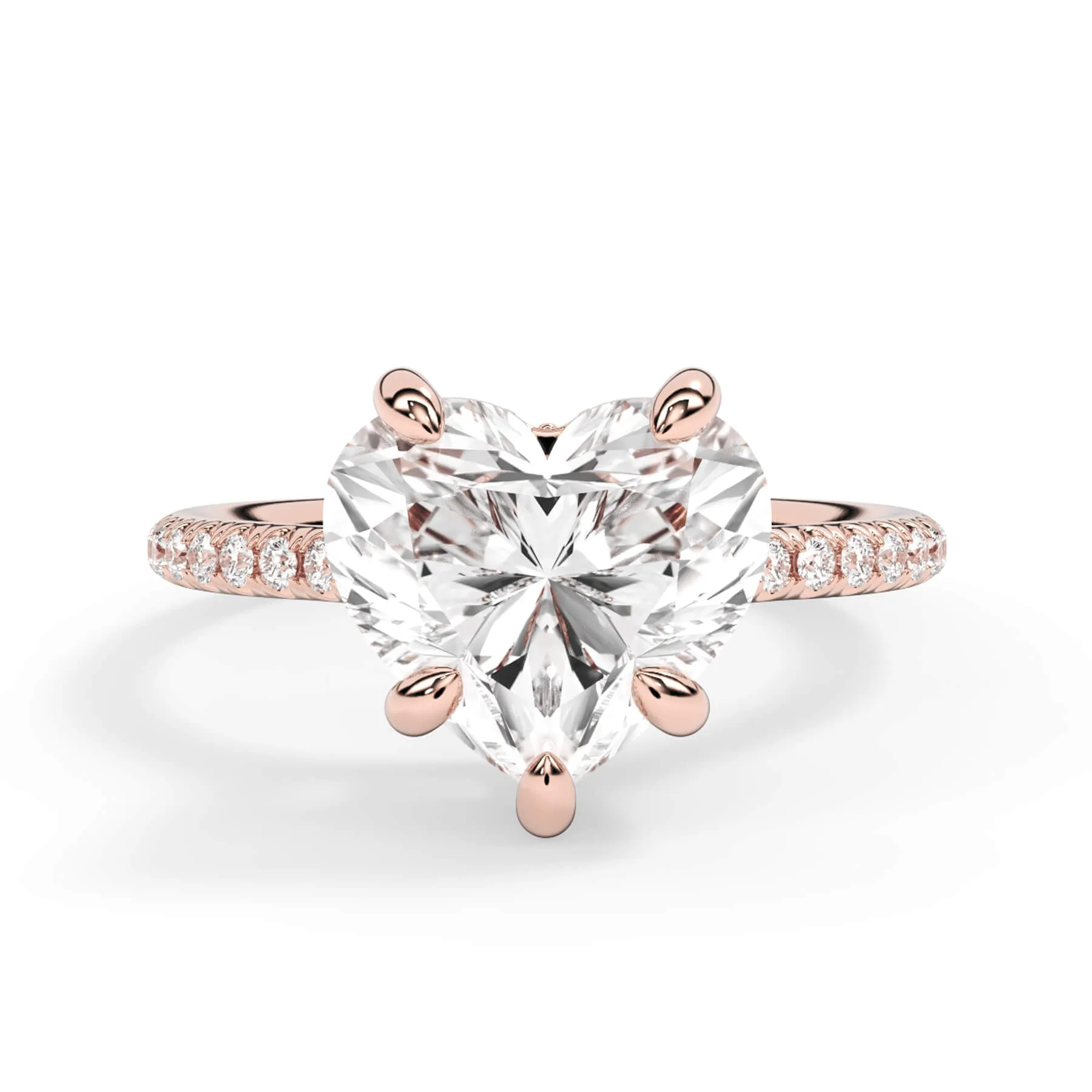 Oval Pave Engagement Ring