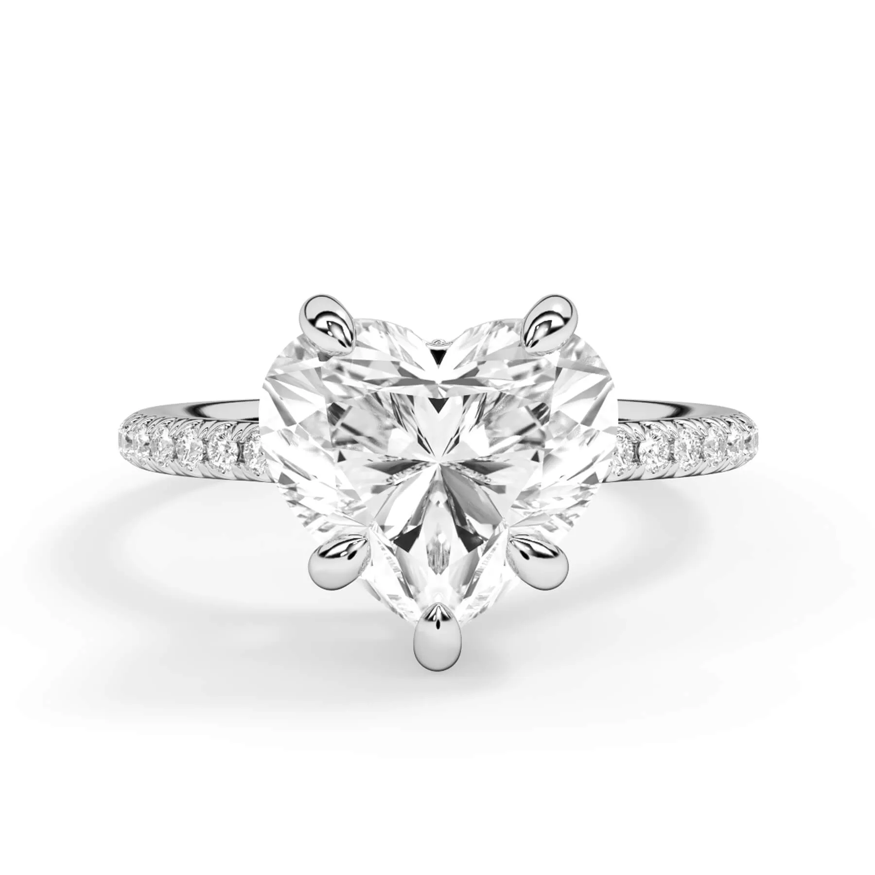 Oval Pave Engagement Ring