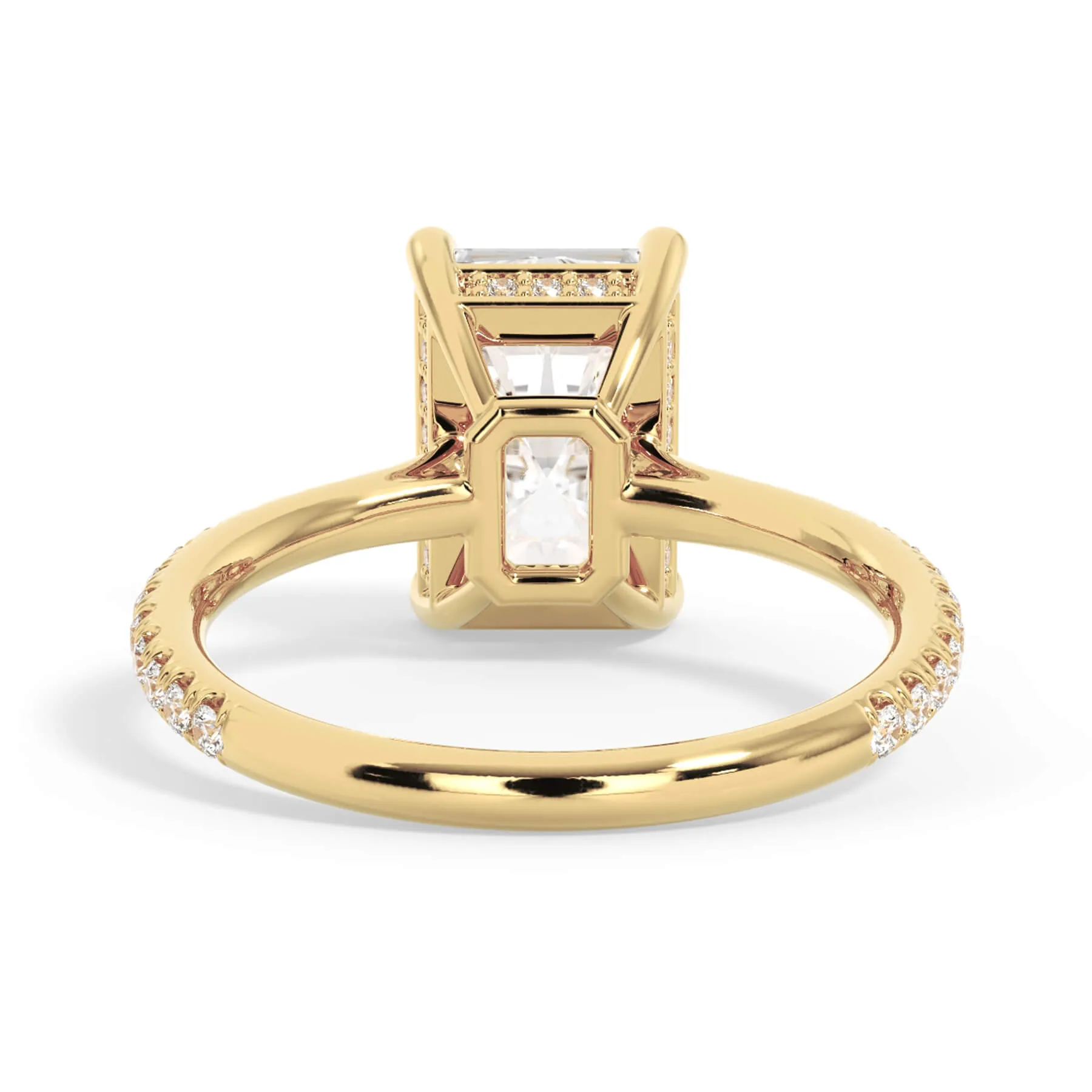 Oval Pave Engagement Ring