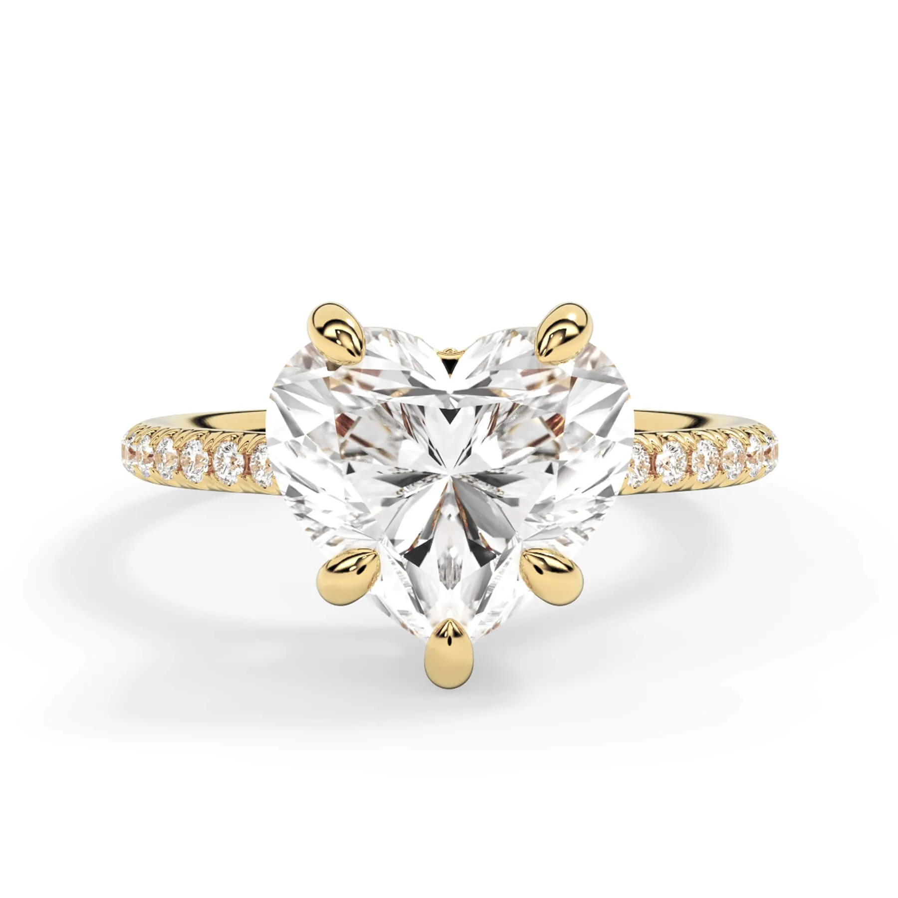 Oval Pave Engagement Ring
