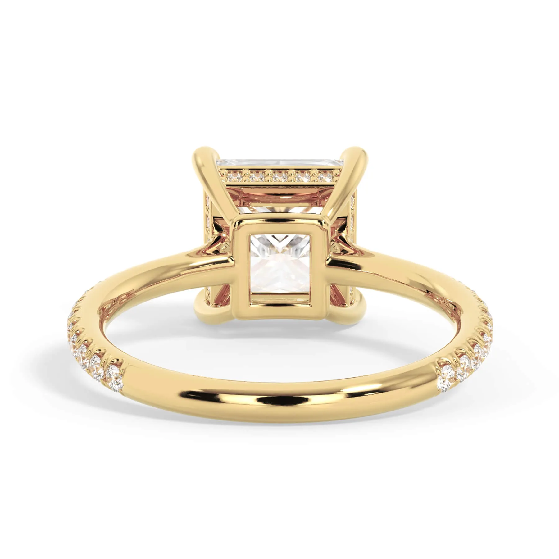 Oval Pave Engagement Ring