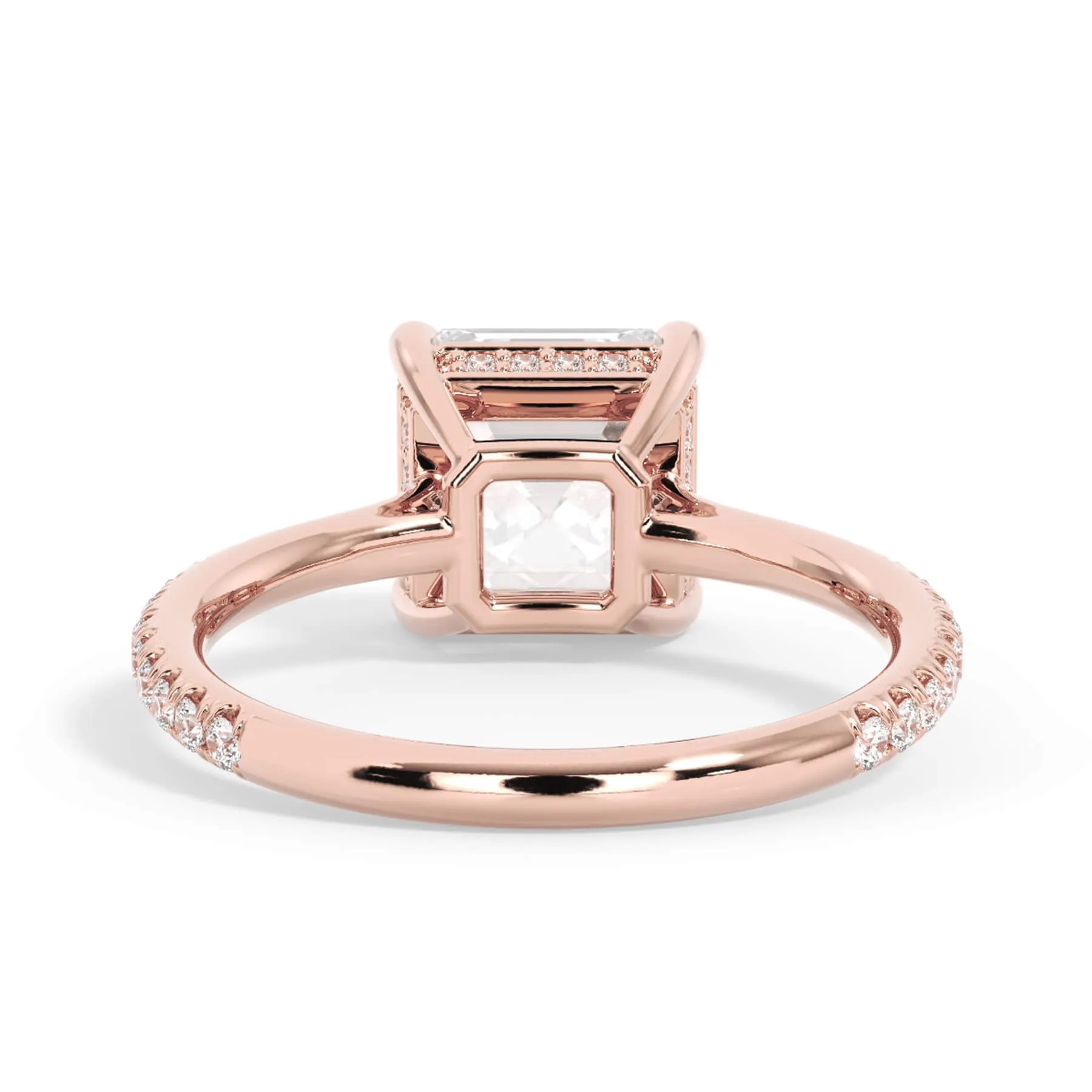 Oval Pave Engagement Ring