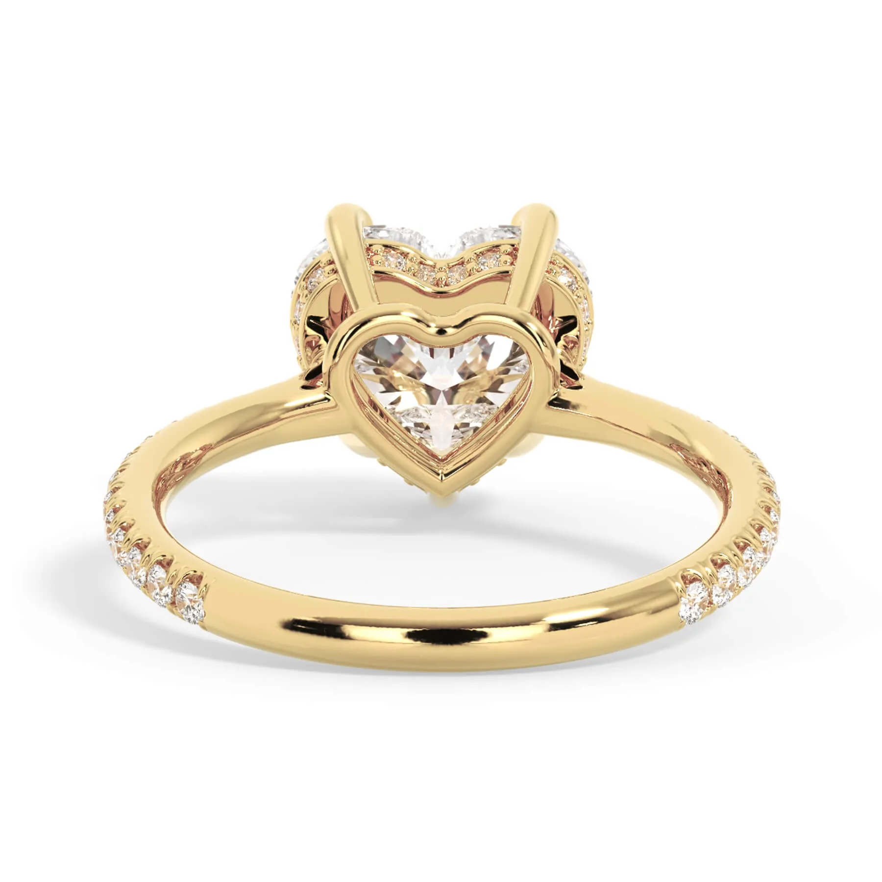 Oval Pave Engagement Ring