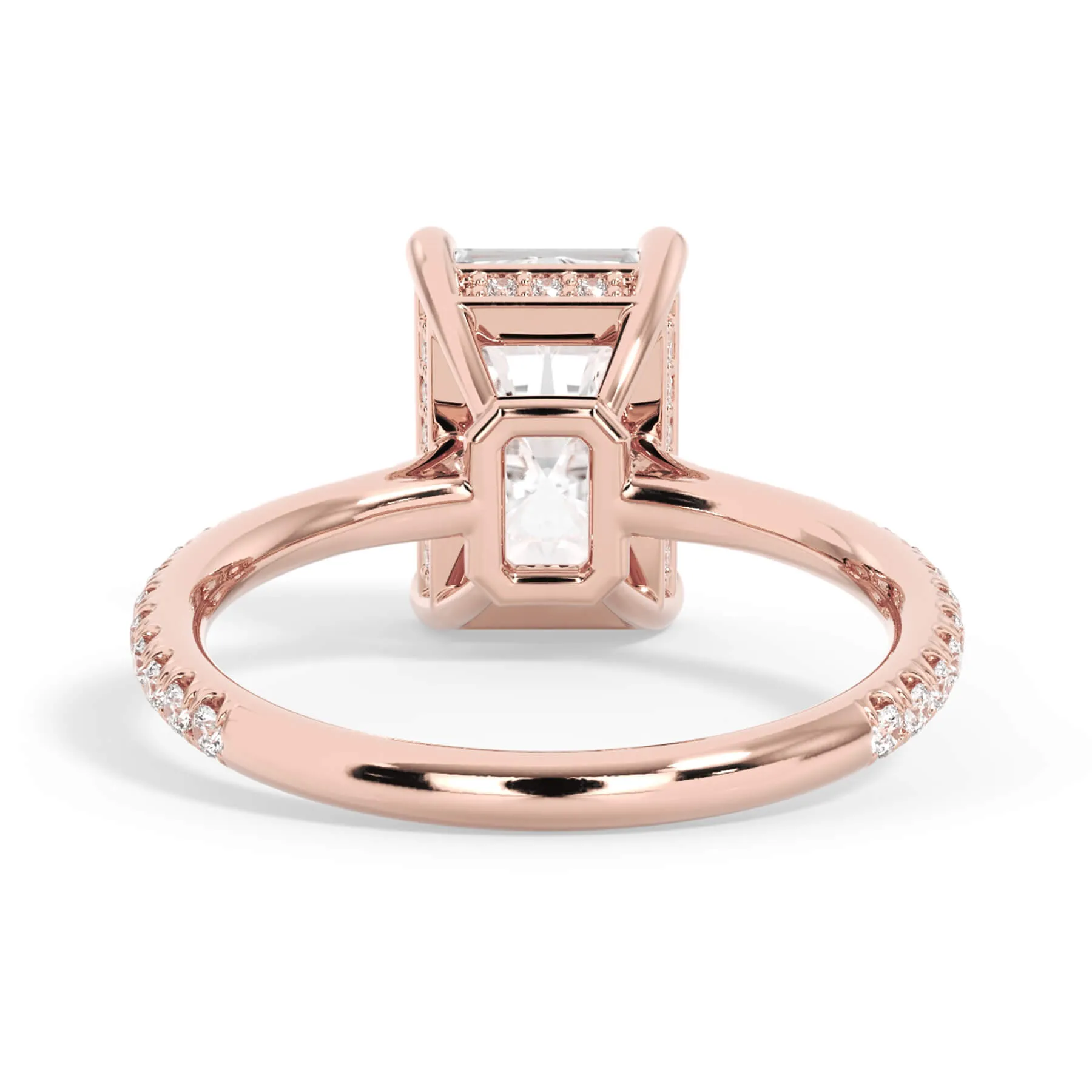 Oval Pave Engagement Ring