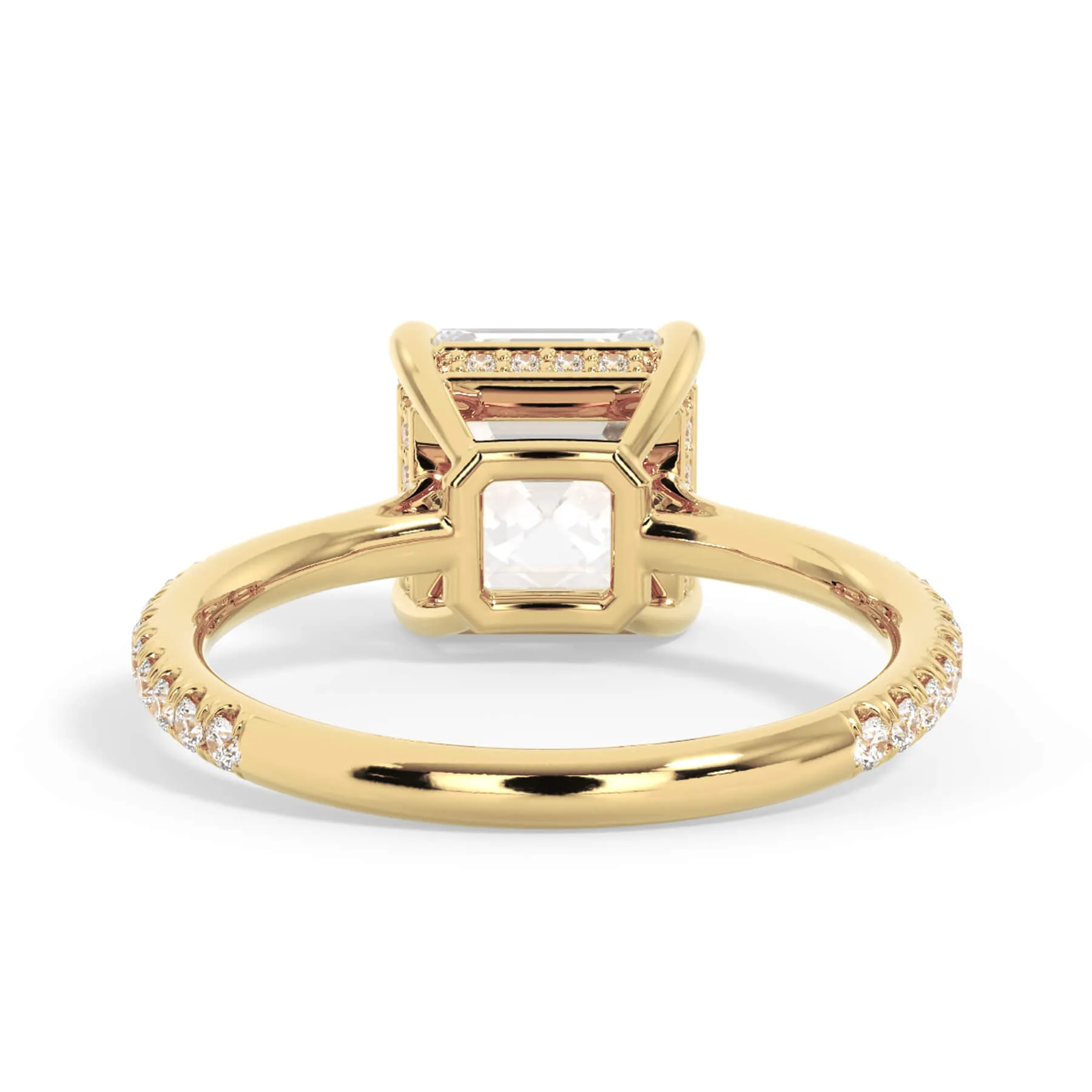 Oval Pave Engagement Ring